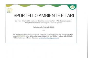SPORTELLO AMBIENTE E TARI