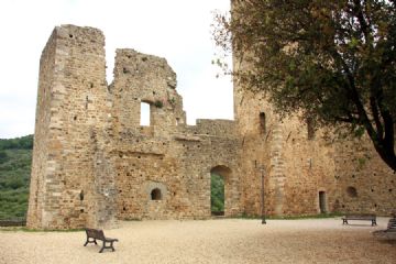 I resti del palazzo (Foto di Alessandro Vecchi - 2012)